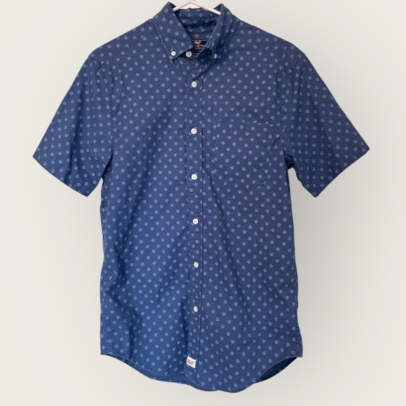 Vineyard Vines Other - Vineyard Vines Blue Classic Fit Murray Short Sleeve Button Down Shirt XS